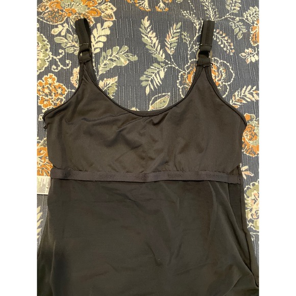 DKNY Black Ruched One Piece Swimsuit Women's Size‎ M - Picture 15 of 16